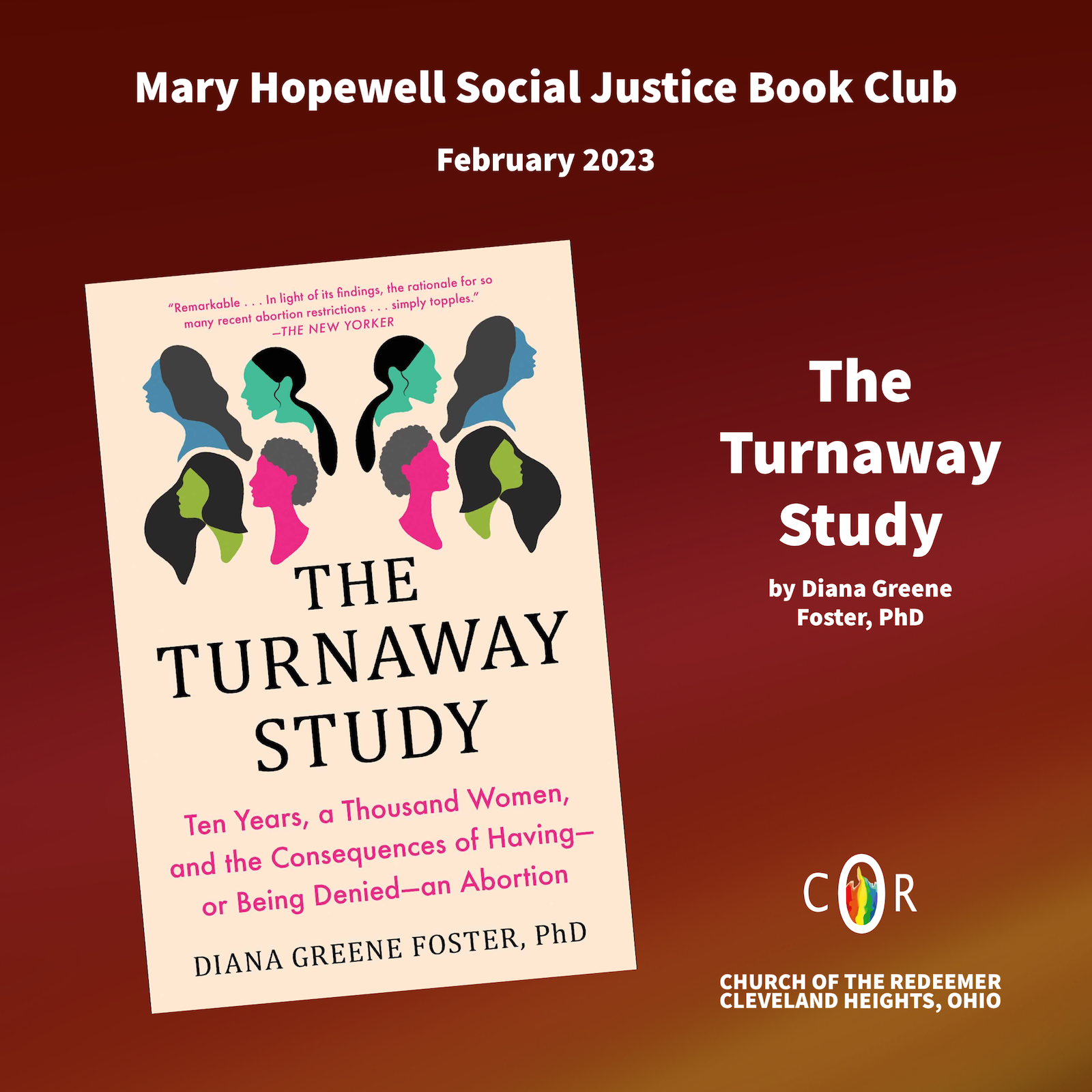 The Turnaway Study by Diana Greene Foster, PhD